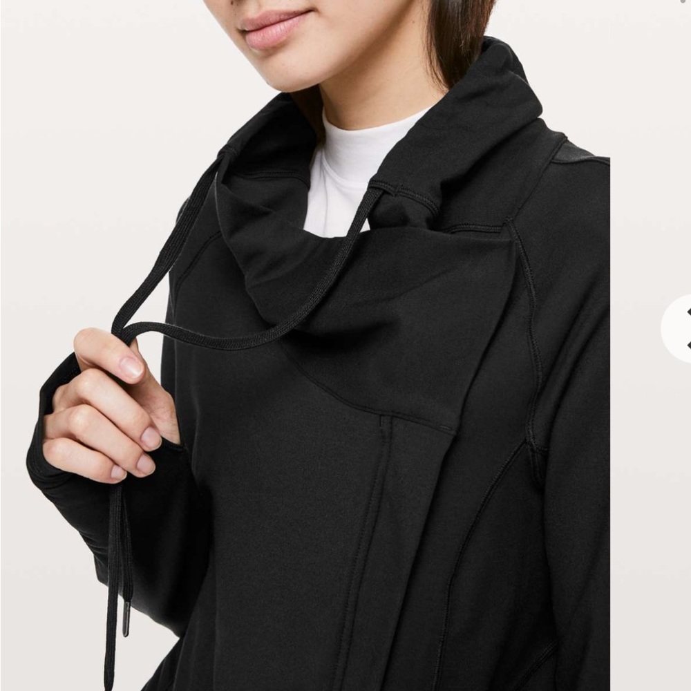 Lululemon Coast Easy Wrap Jacket Black Size 4 - Picture 3 of 8